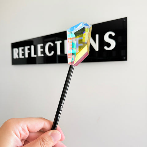 Creative example photograph for REFLECTLENS Color Diamond Wand - colourful prism reflections
